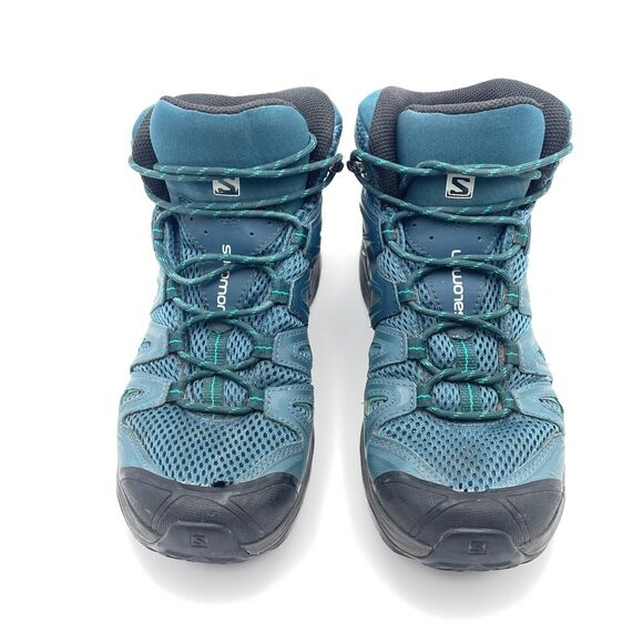 SALOMON Blue Mid Hiking Boots X Ultra Contragrip Men's Size 7 - Picture 2 of 11